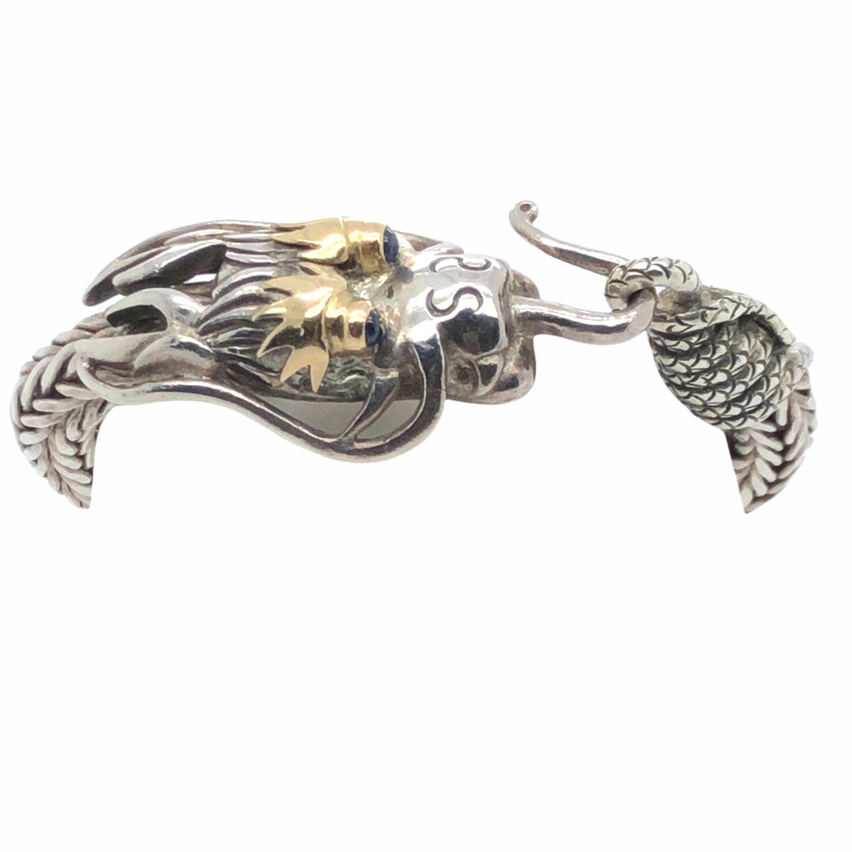 Sterling Silver Dragon Bracelet (Attributed to John Hardy)  CB0097