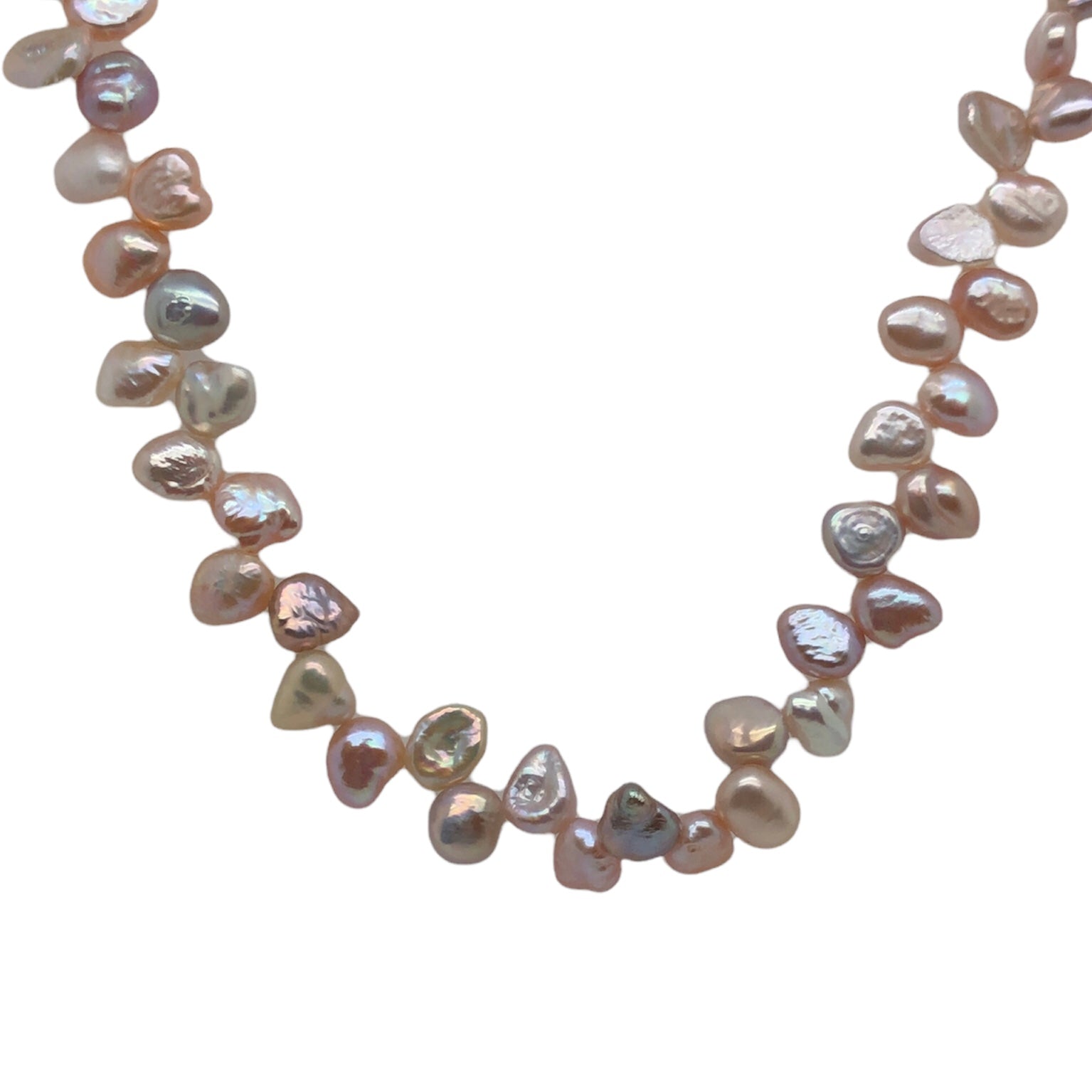 White Horse Designs - White & Pink Fresh Water Pearl Necklace  CN0090