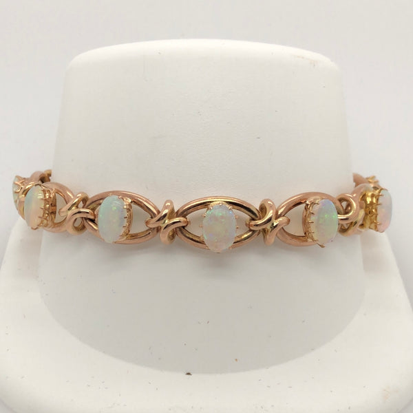 10K Rose Gold Opal Bracelet  CB0227