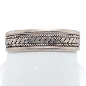 Sterling Silver Cuff Bracelet with Twist CB0099